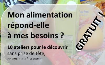 Alimentation – Atelier 6 – Vitamines minéraux et fibres