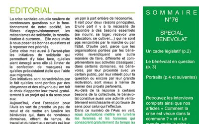 L’avis en vert 76 – Printemps 2020