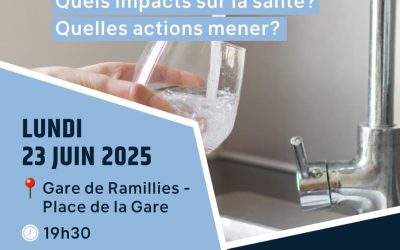 Qualité des nos eaux : soirée -débat ce 23 juin
